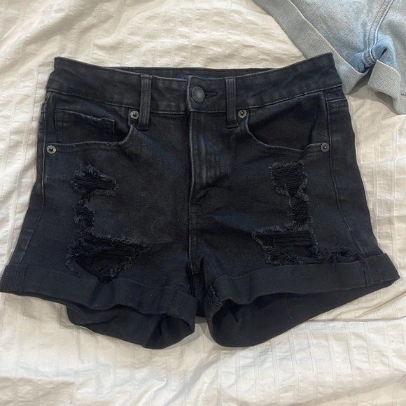 two pair of jean shorts - Picture 4 of 7